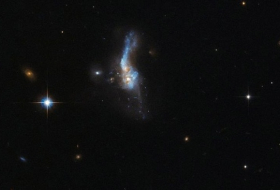 Galaxies collide in stunning picture 